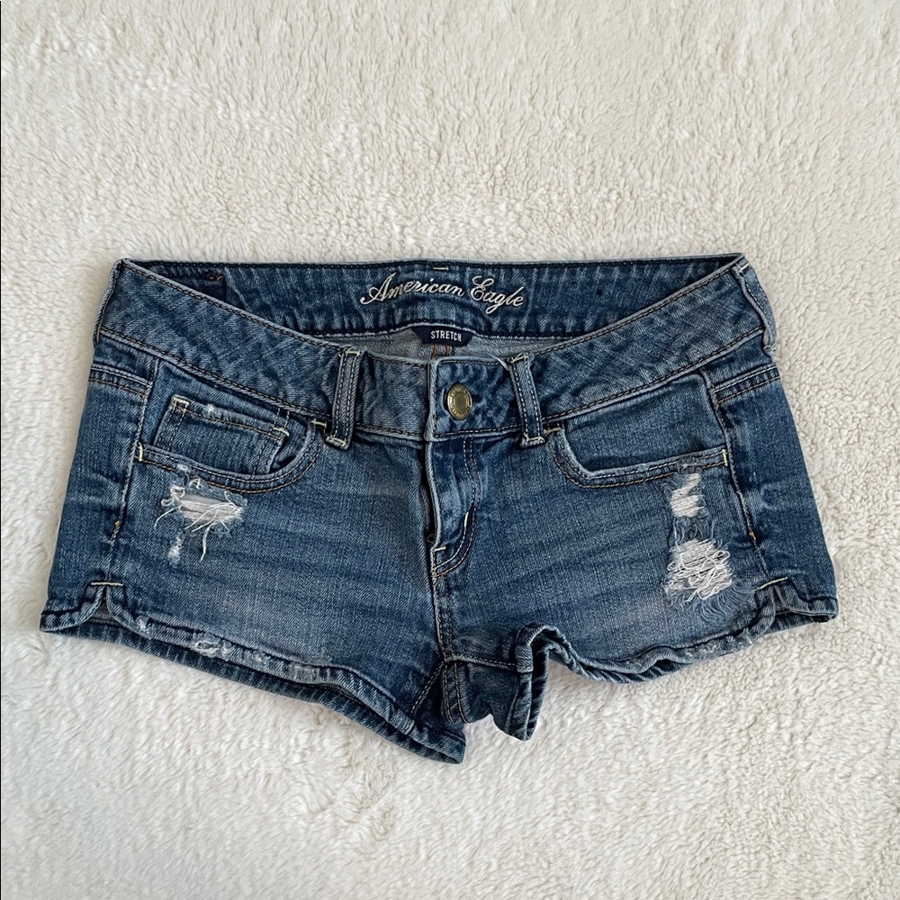 American Eagle Outfitters Classic Blue Denim Shorts
